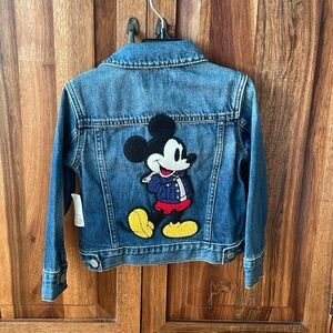 Gap Disney Mickey denim jacket, size 3T